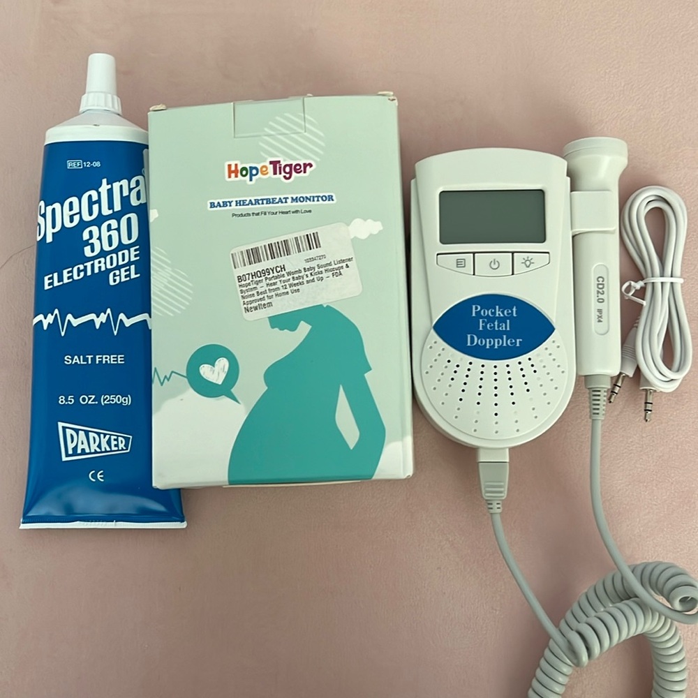 Portable Baby heartbeat monitor Doppler for home use